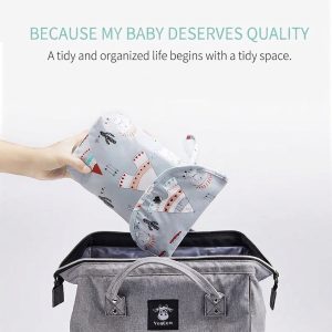 Waterproof Baby Diaper Organizer Bag