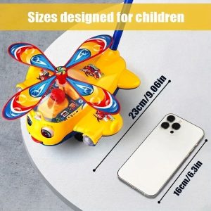 Interactive Airplane Baby Walker with Push Handle