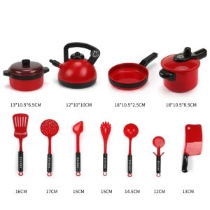 Kids Pretend Play Kitchen Utensil Set