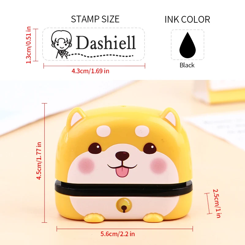 Personalized Children Name Stamp - Engraved Waterproof Seal for Kindergarten, Durable Non-Fading New Student Gift - Image 2