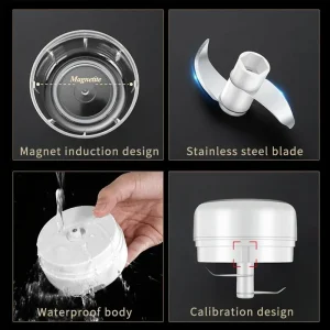 Mini Electric Garlic Chopper 100/250ML