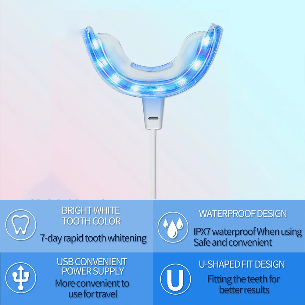 Portable Teeth Whitening Lamp with Enhanced Cold Light Gel Removes Yellow Stains from Teeth a Miracle of Oral Whitening Care - Image 6