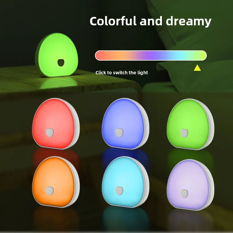 RGB Sleep White Noise Machine with Soothing Sound Touchable Rechargeable LED Night Light Relaxing Audio & Sleep Lamp for Baby - Image 2