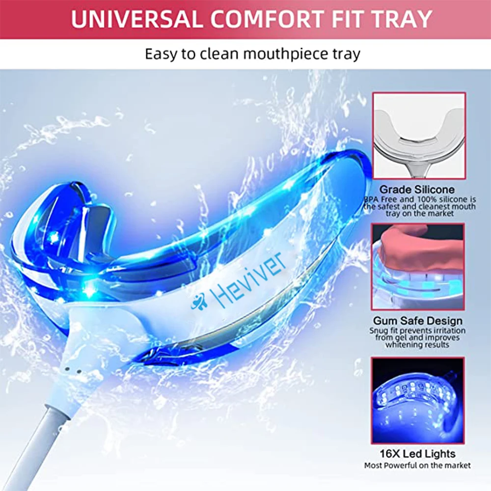 Portable Teeth Whitening Lamp with Enhanced Cold Light Gel Removes Yellow Stains from Teeth a Miracle of Oral Whitening Care - Image 2