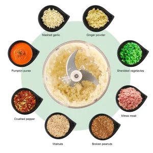 Mini Electric Garlic Chopper 100/250ML