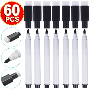 Magnetic Dry Erase Markers with Eraser Cap