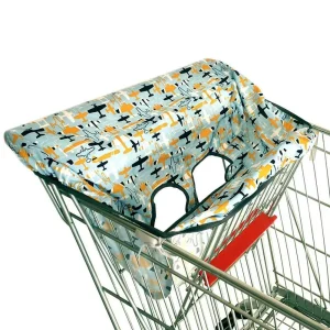 Wave Pattern Baby Activity Supplies Plane Anti-dirty Cushion Mat Shopping Cart Cover Highchair Cover Baby Trolley Cover
