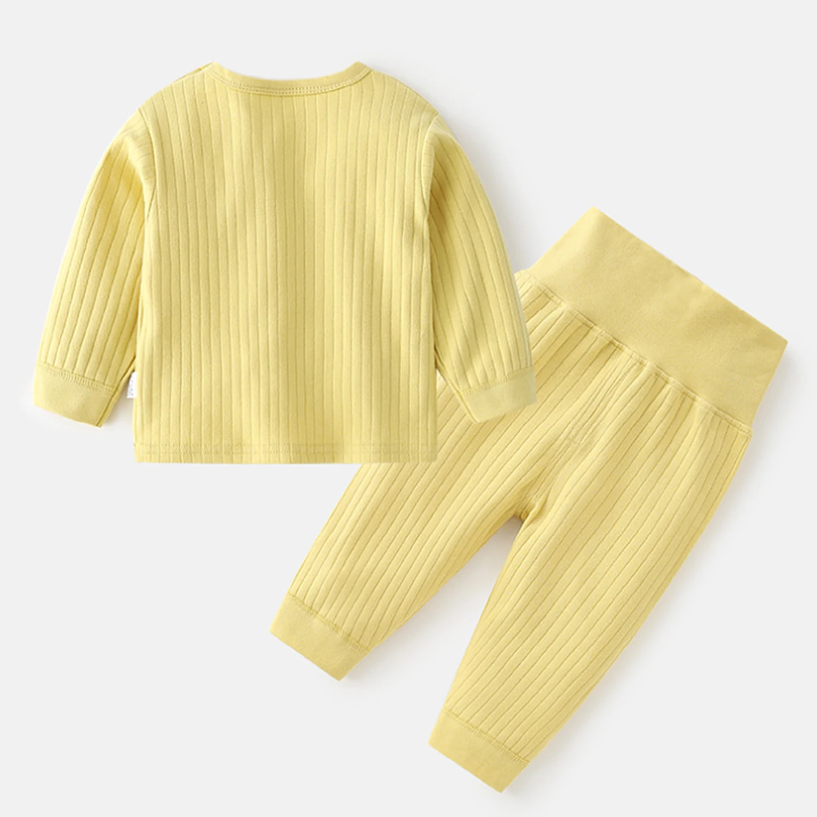 Autumn Winter Thermal Underwear Suit Baby Clothing Sets Boys Girls Pajama Sets Baby Warm Sleepwear Candy Colors Kids Clothes - Image 3