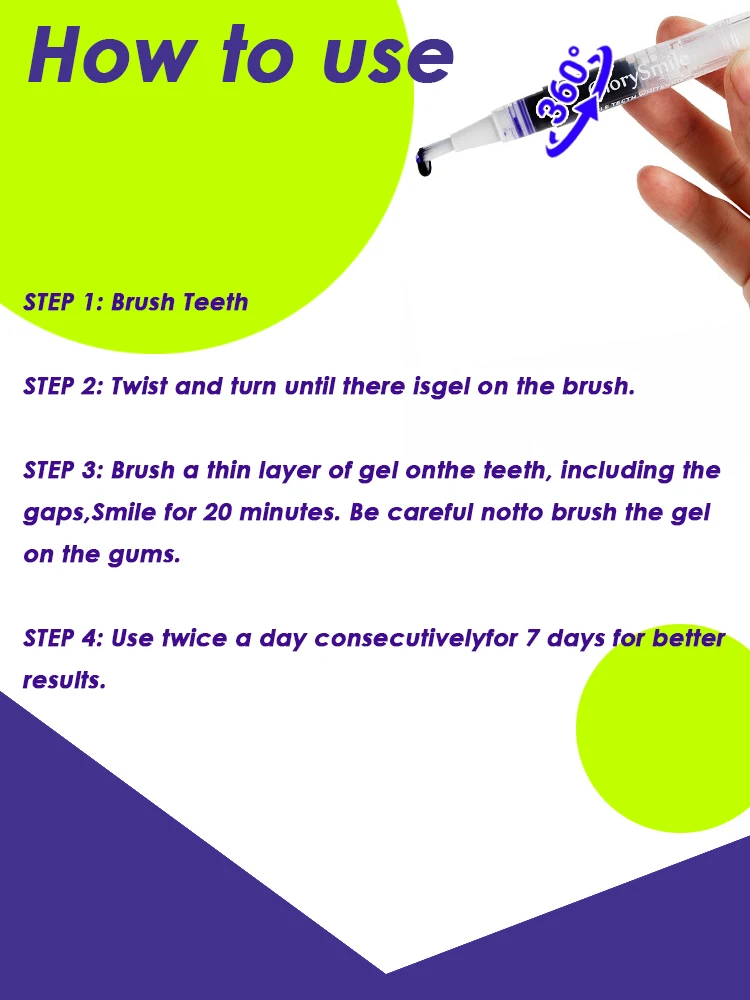 No Sensitivity, All Brightness: Purple Instant Teeth Whitening Pen for Stain-Tartar Clean & Radiant Smile - Image 5