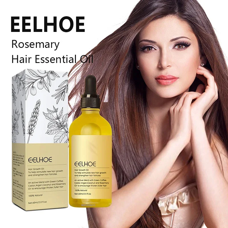 1/2/3pcs Natural Hair Growth Oil Rosemary Anti Hair Loss Regrowth Moisturizing Repair Anti Baldness Fast Hair Growth Serum Oil - Image 3