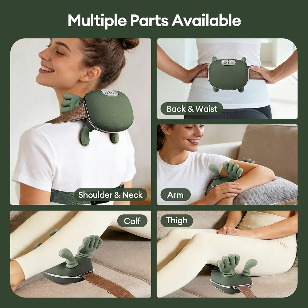4D Bionic Finger Neck Shoulder Massager Wireless Neck Cervical Trapezius Kneading Massage Shawl Brushless Motor Neck masajeador - Image 2