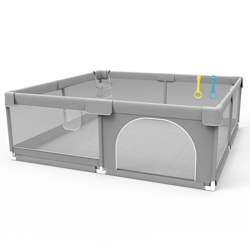 IMBABY Baby Playpen Gray Baby Activity Fence Large Baby Playground Safety Activities for Babies Games Park Playpen for Children - Image 4