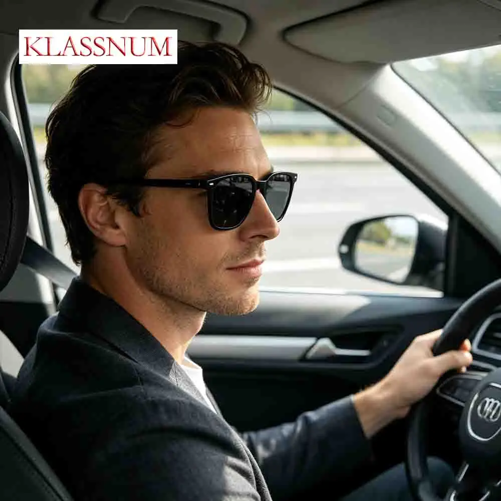 UV400 Polarized Square Sunglasses