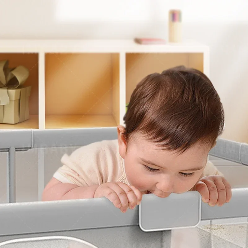 IMBABY Baby Playpen Gray Baby Activity Fence Large Baby Playground Safety Activities for Babies Games Park Playpen for Children - Image 3