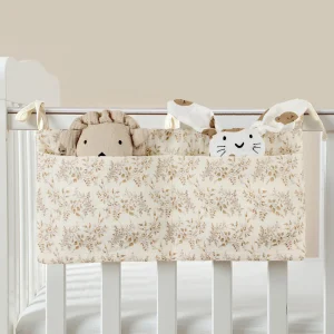 Cotton Baby Bedside Diaper Organizer Bag
